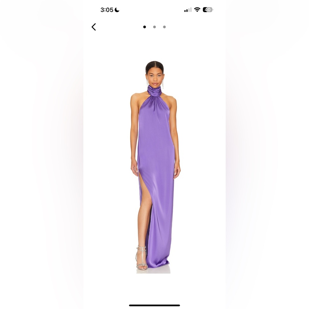 Sidrit gown in grape